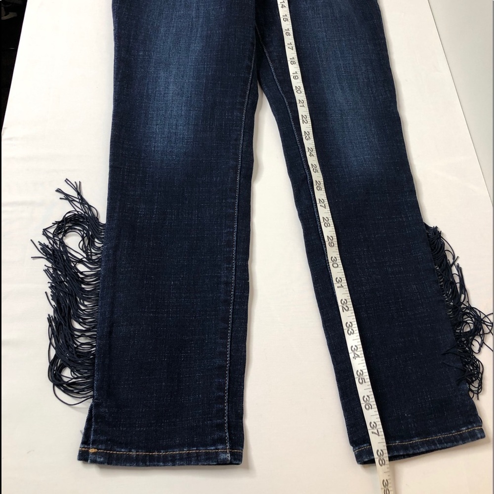 Levi’s women 721 High-Rise Skinny Ankle fringe - Picture 8 of 8